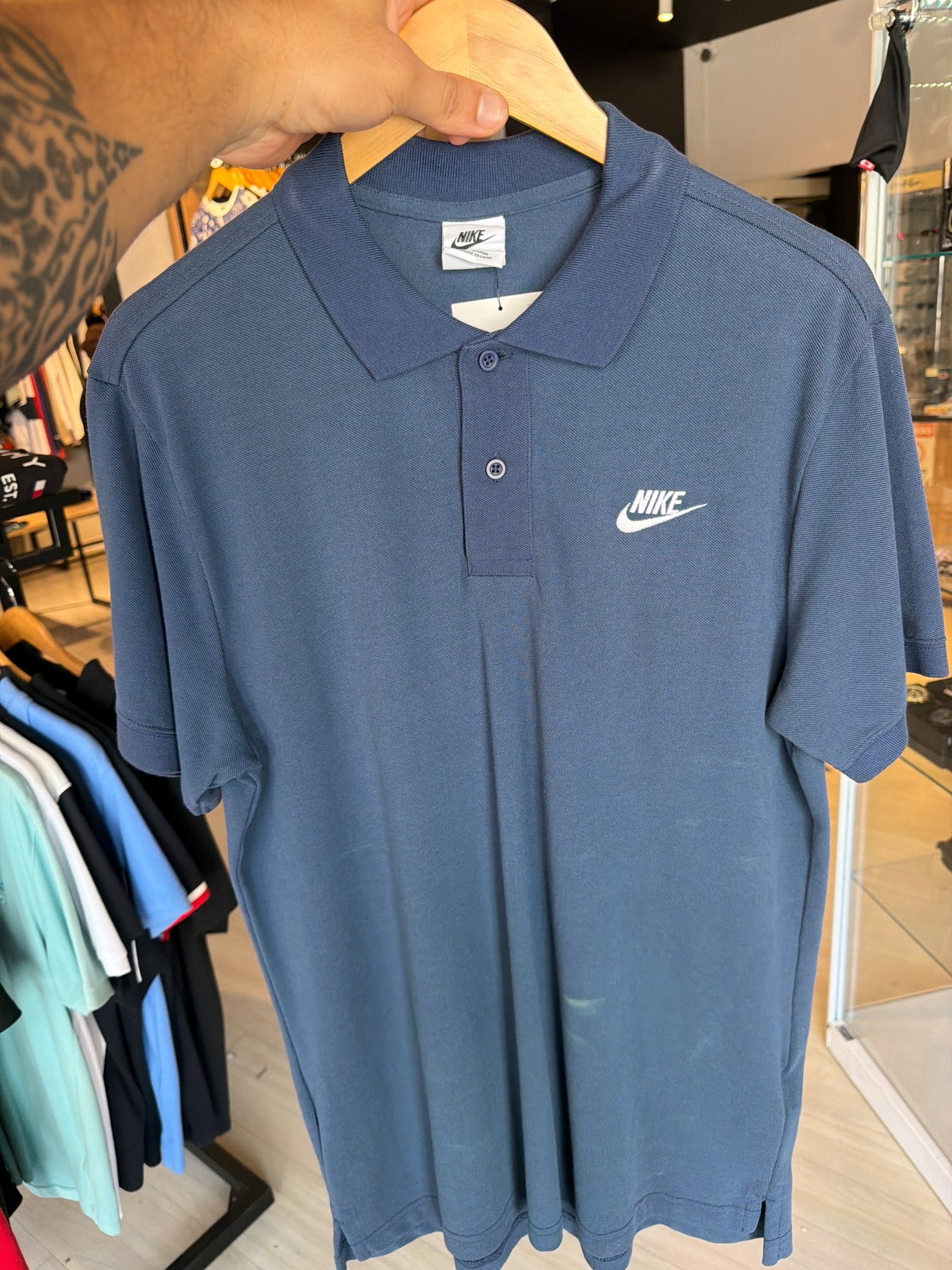 NIKE CAM POLO CE MATCHUP PQ TAM.P/EG 1221 azul marinho m
