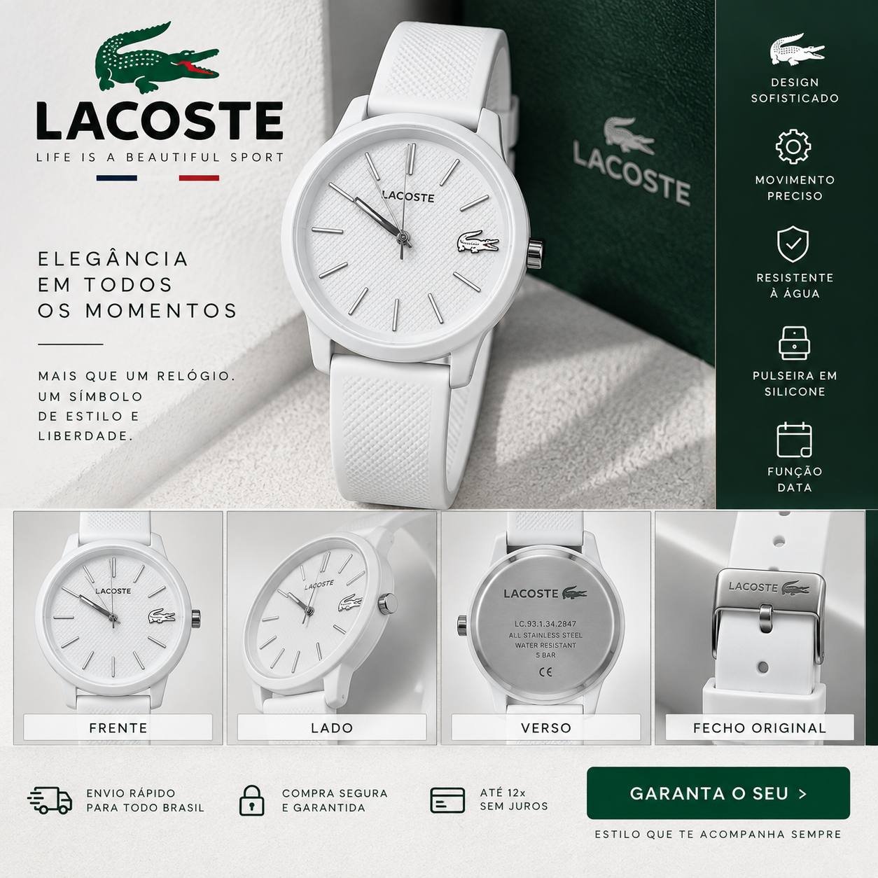 Relogio LACOSTE