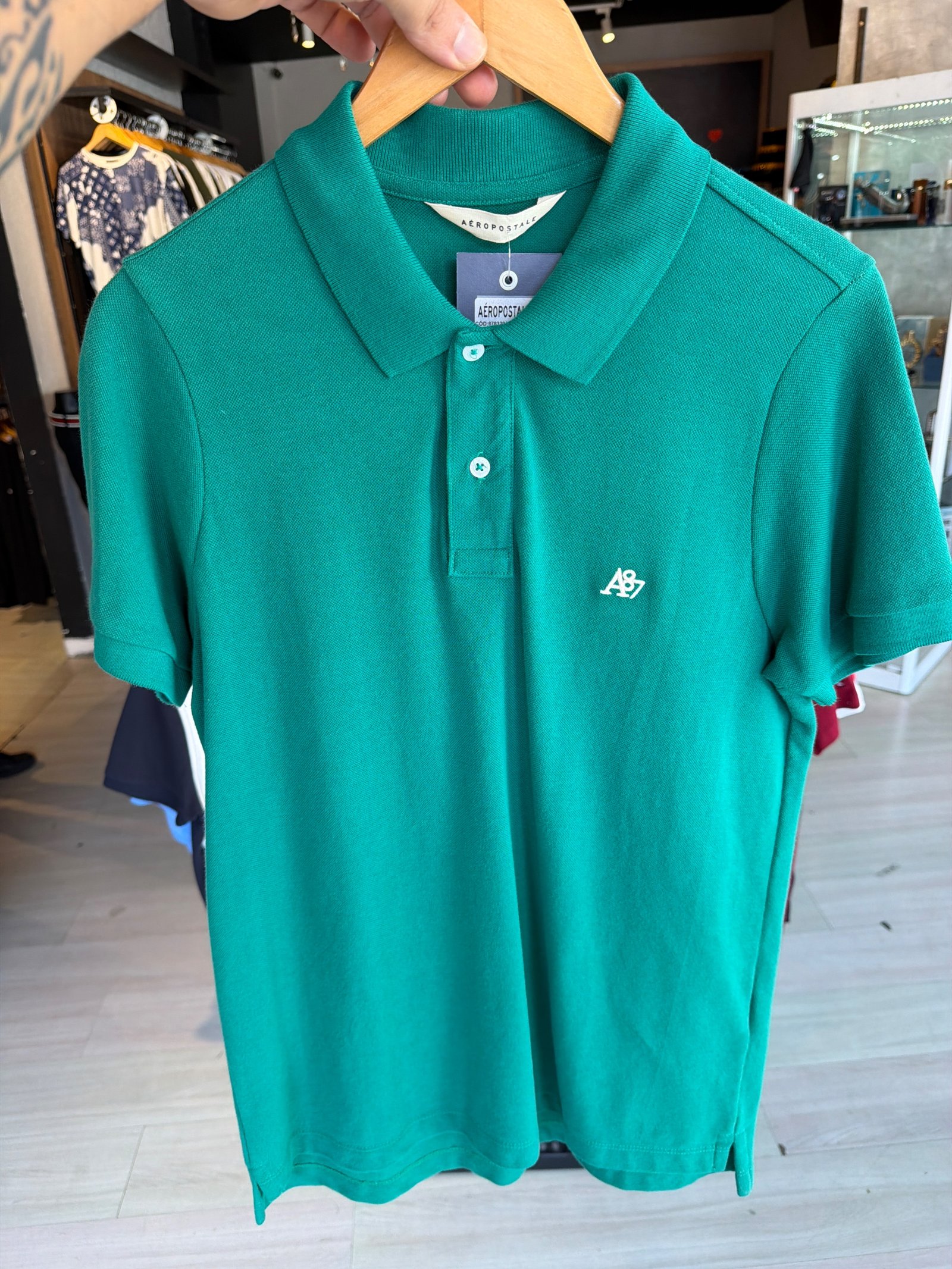 polo aeropostale verde P