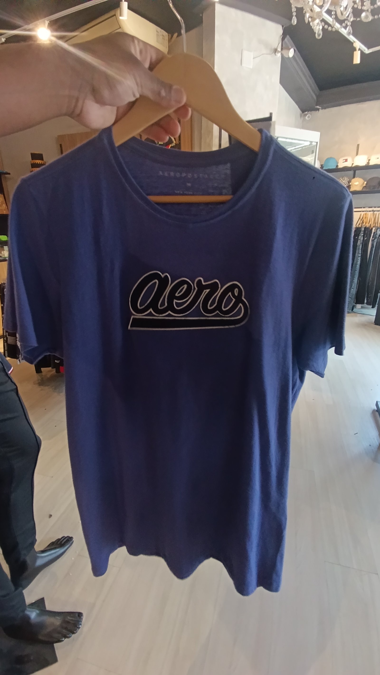 CAMISETA M/C MASCULINO BORDADA 871101157-2 Azul M