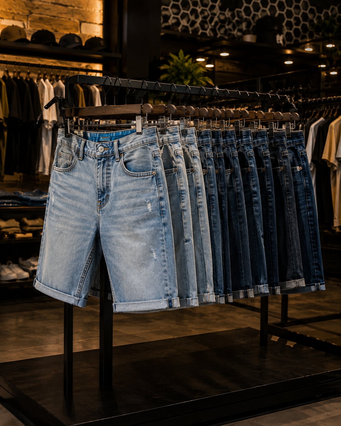 Bermuda Jeans Simples