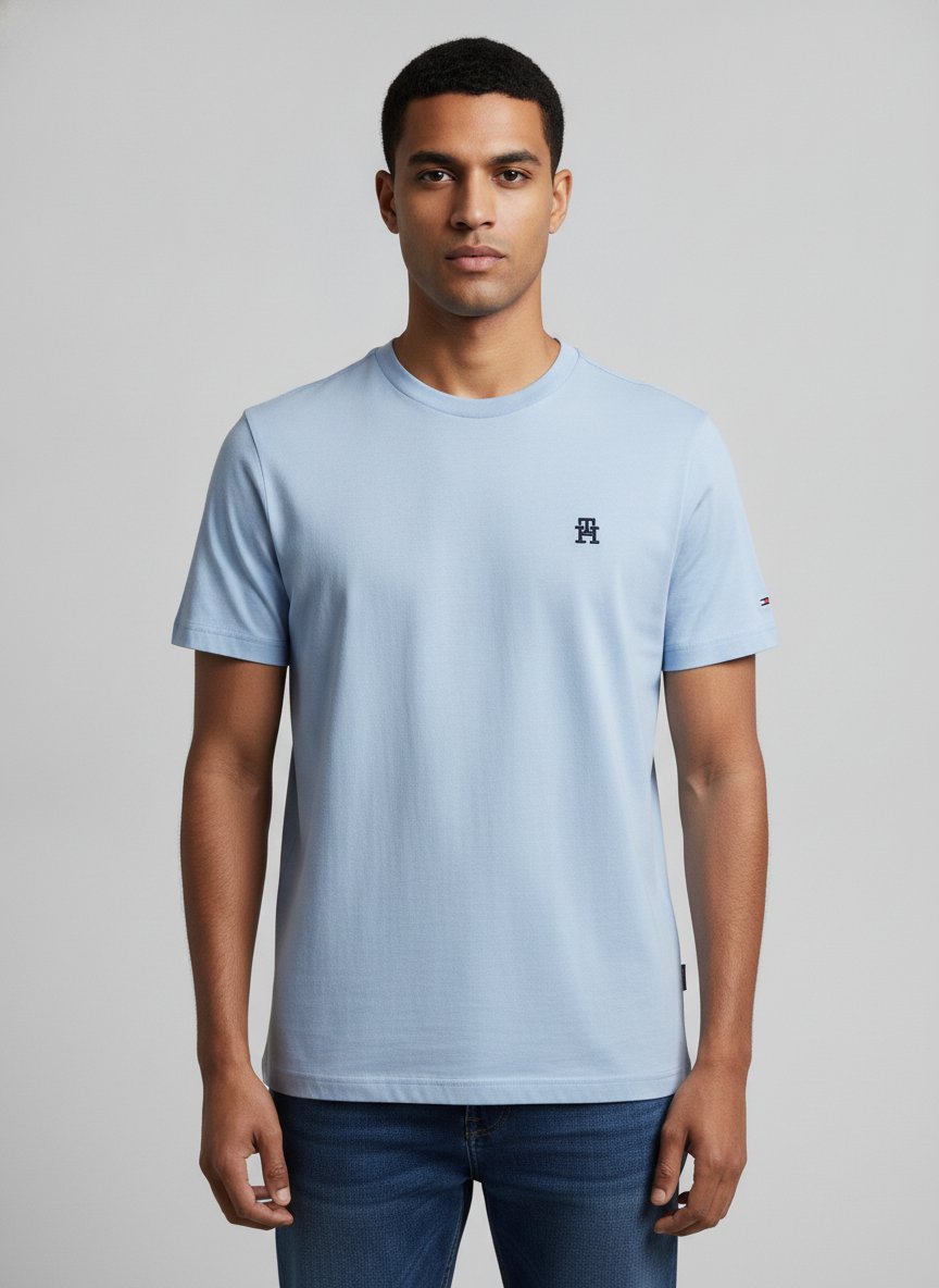 AB MONOGRAM IMD TEE AZUL ESCURO THMW0MW36443