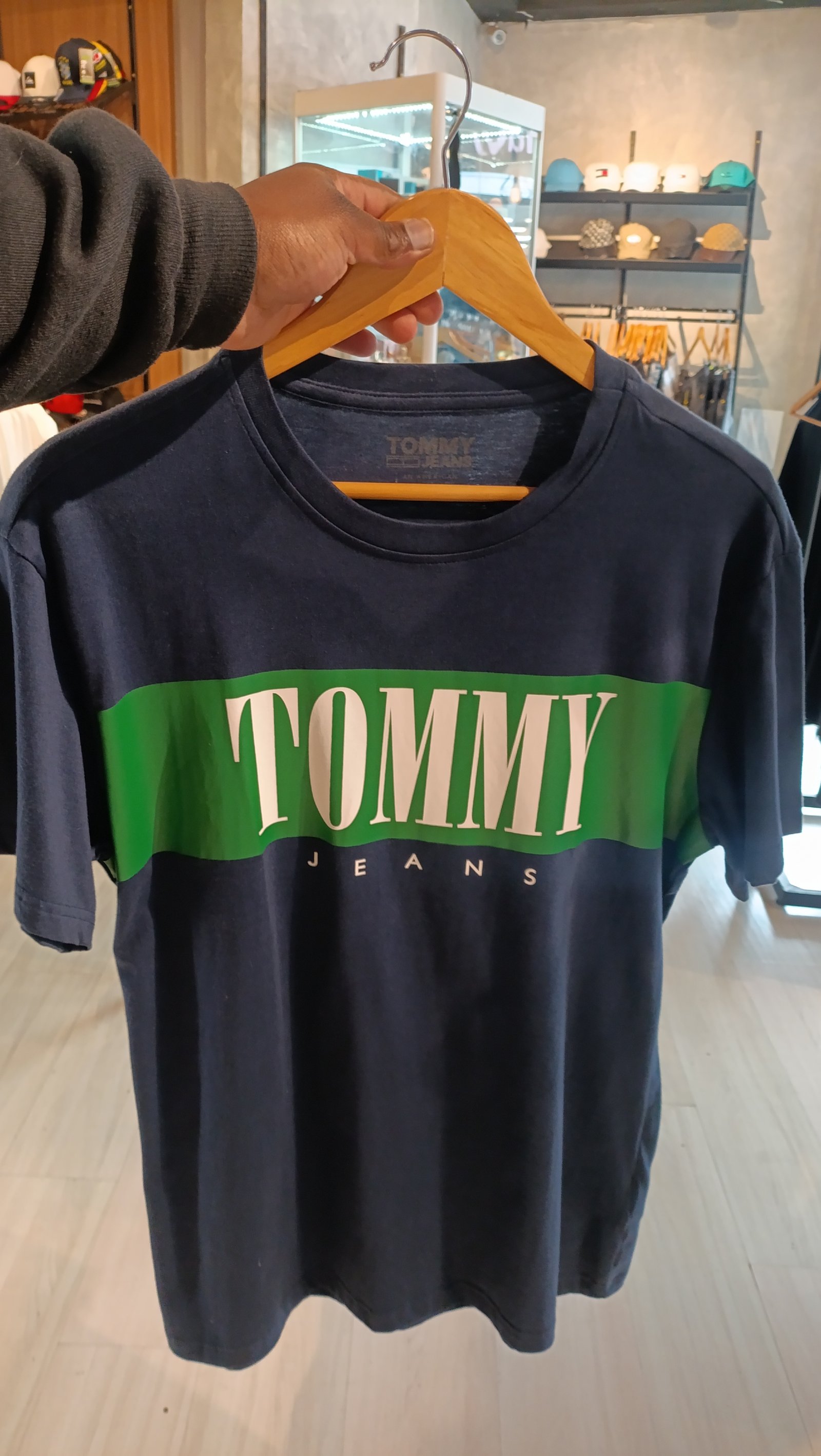 CLSC COLORBLOCK SERIF TEE Azul p