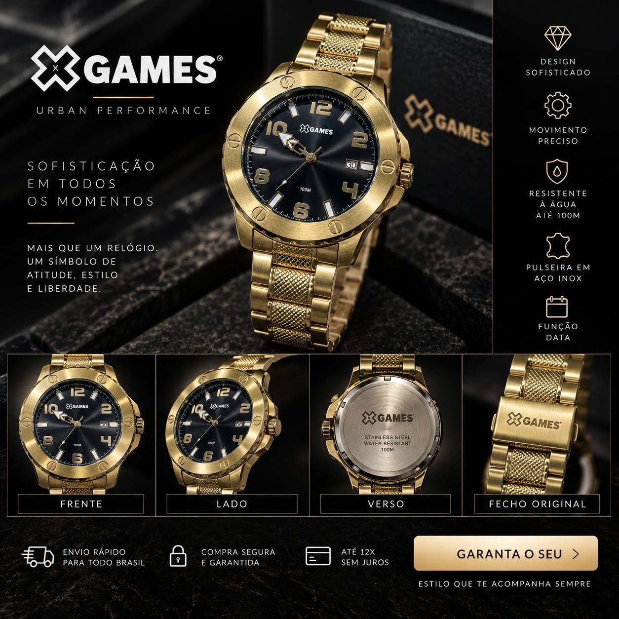 Relogio X-games 1026