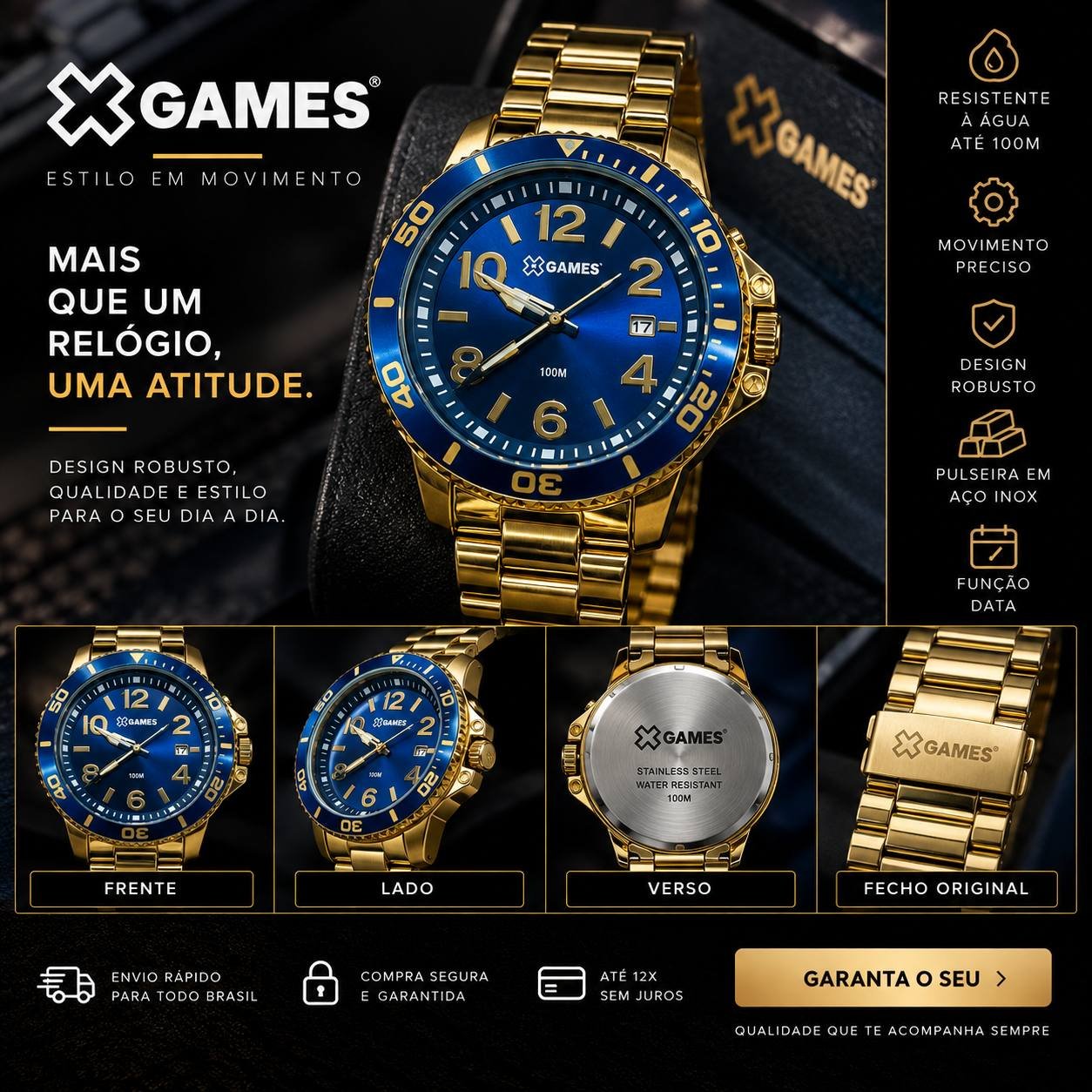 Relogio X-games 1033
