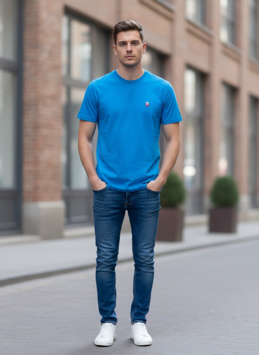 SMALL IMD TEE Azul P