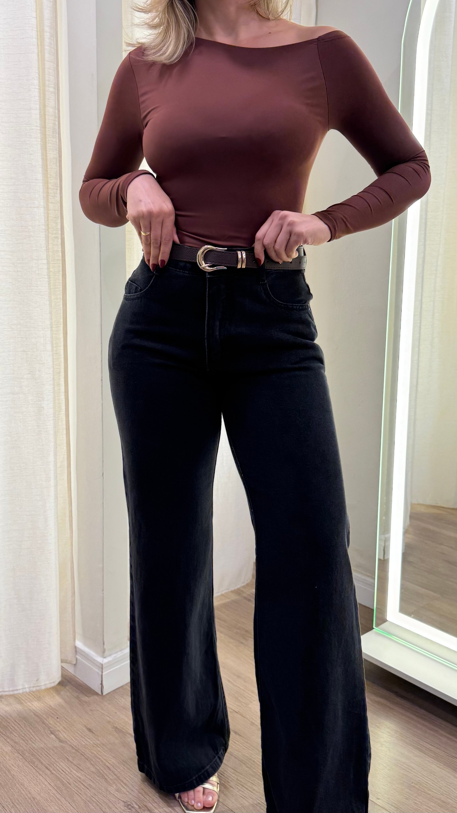 Wide leg Black