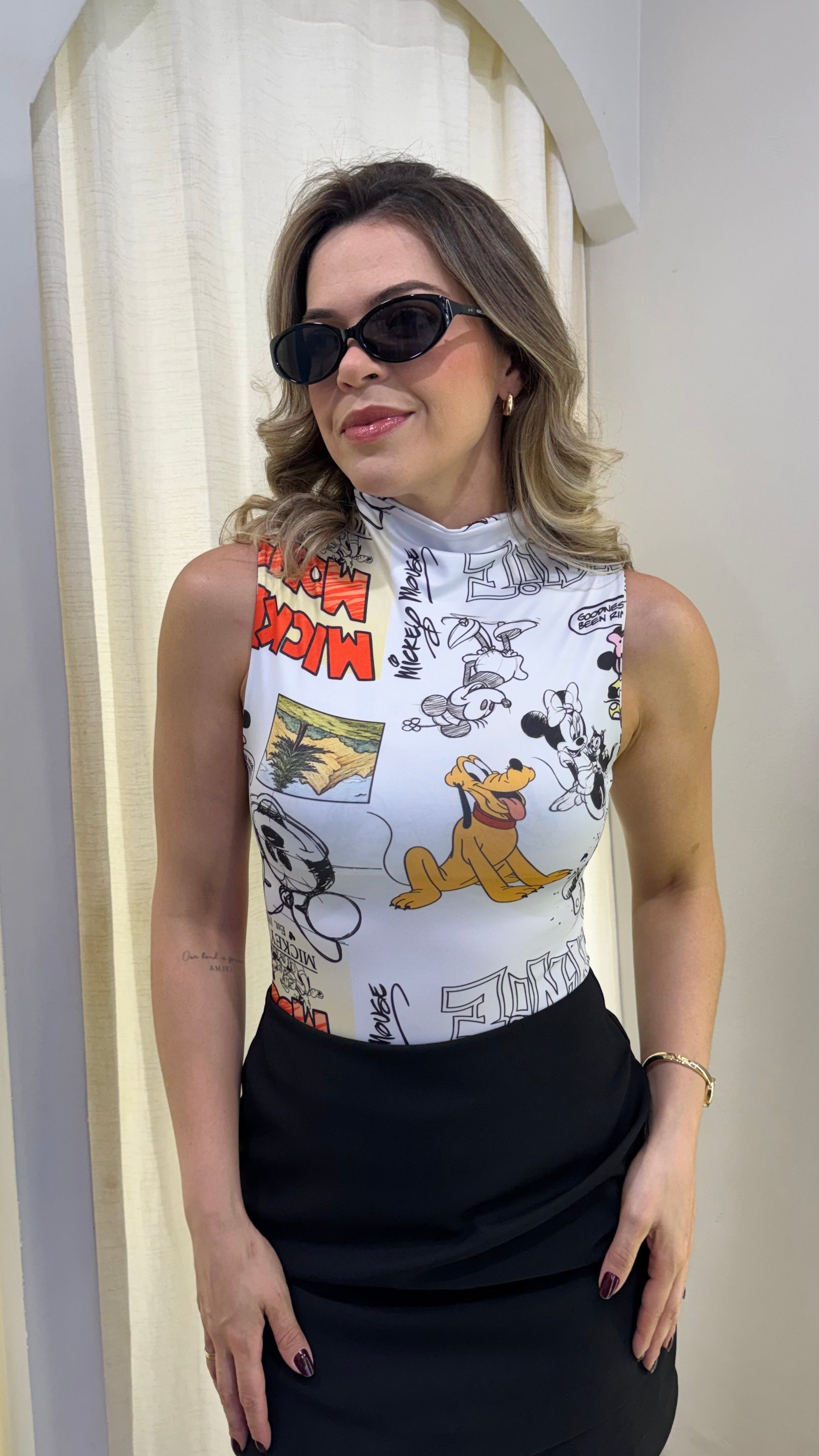Body gola alta Disney