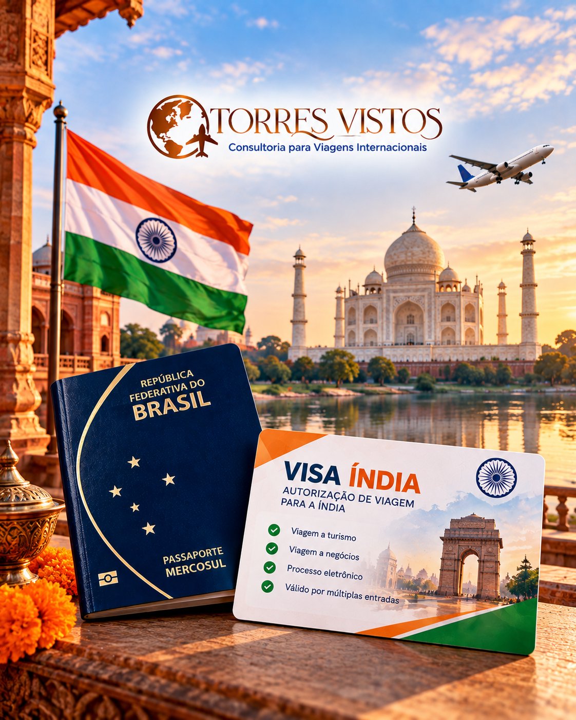 Consultoria para visitar a Índia