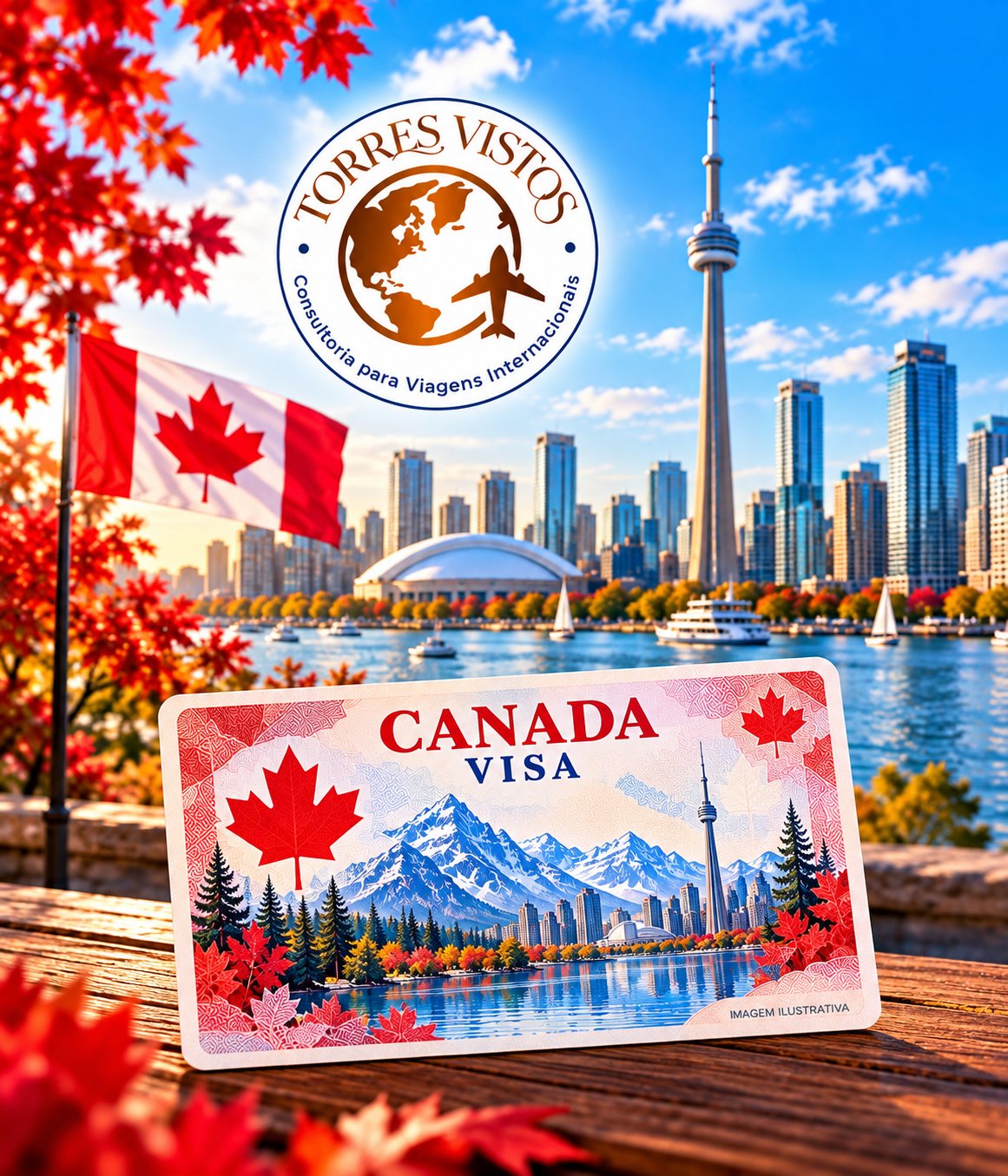 Consultoria para Visto Canadense (TRV)