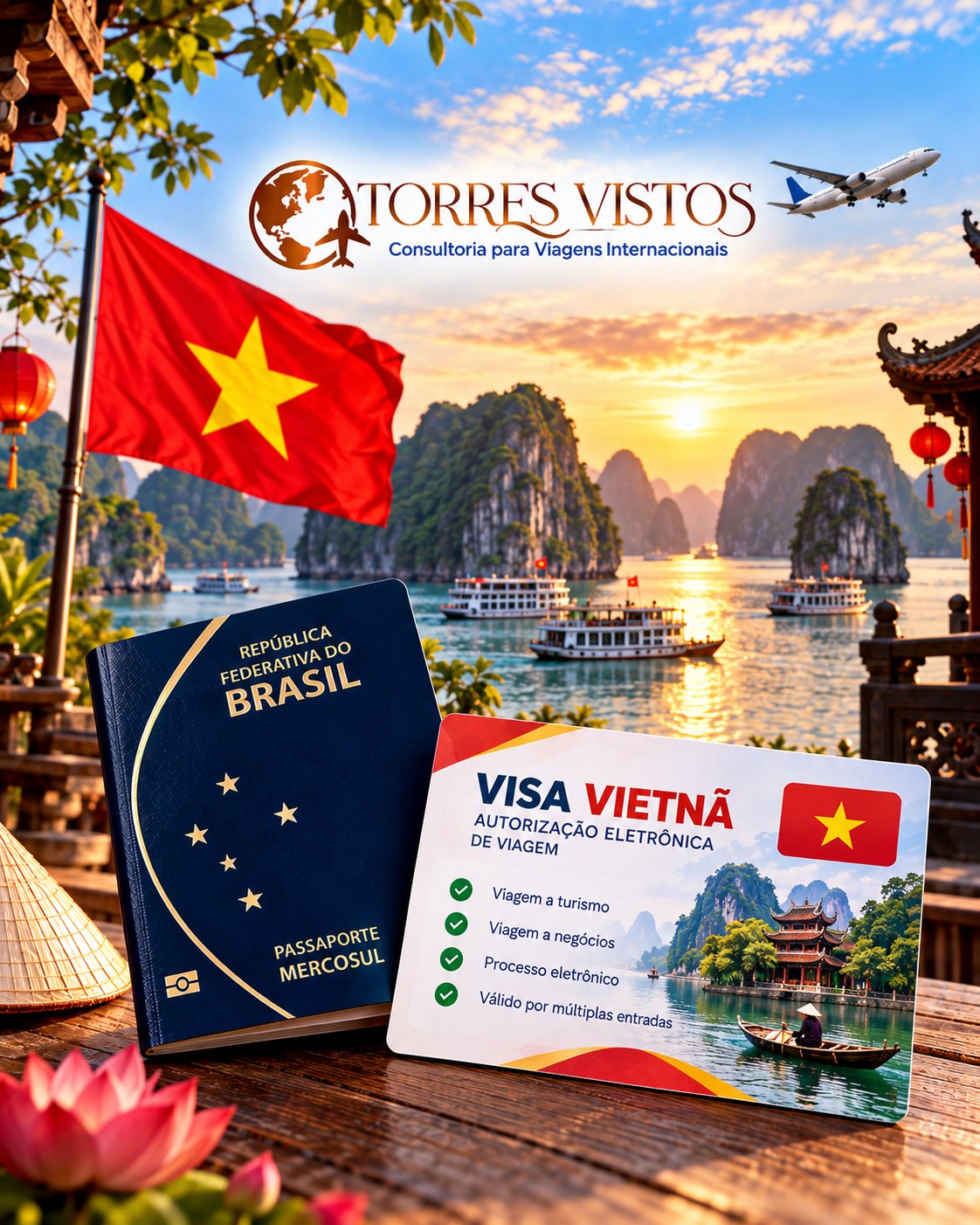 Consultoria para viajar ao Vietnã