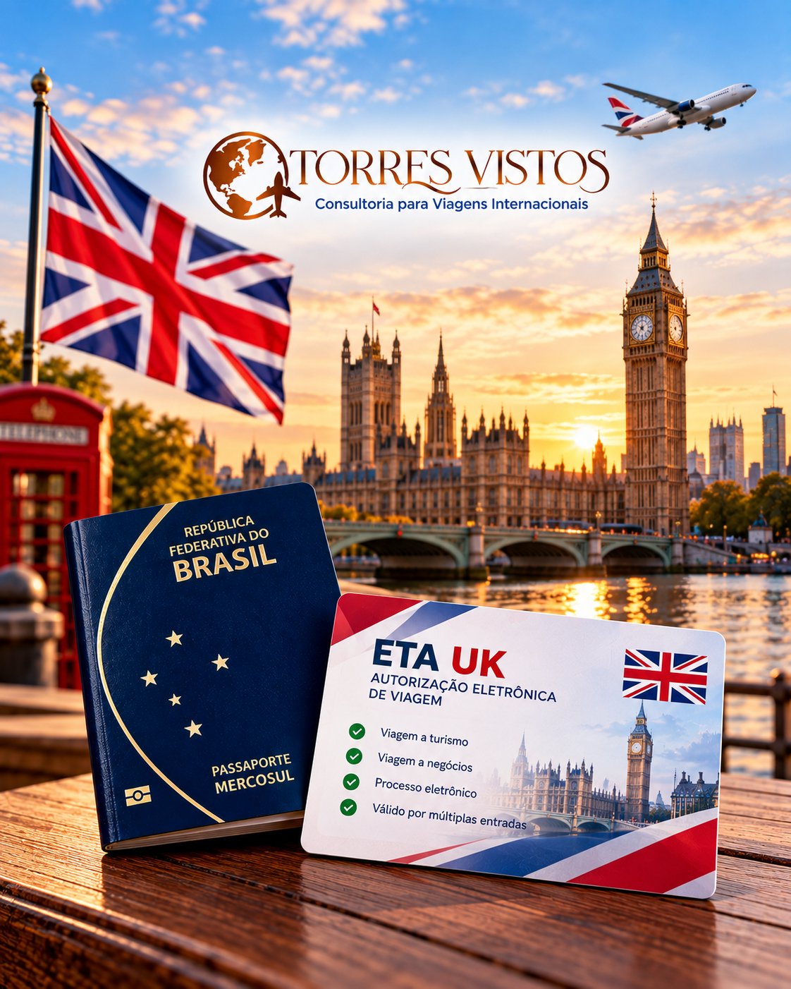 Consultoria para viajar ao Reino Unido